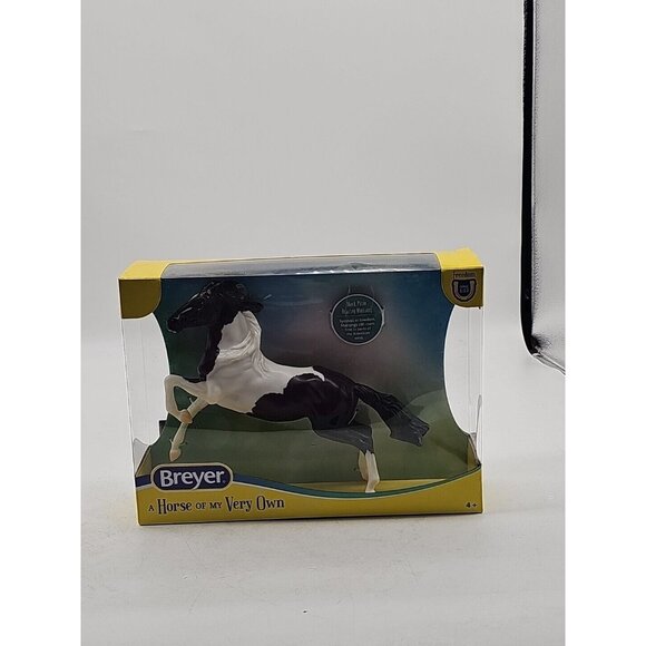 Breyer A Horse Of My Own Freedom Black Pinto Rearing Mustang Horse NEW - Picture 1 of 7